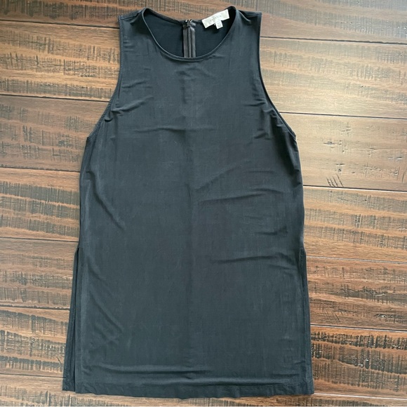 Aritzia Babaton Long Black Silky Vander Tank Top - Picture 2 of 11